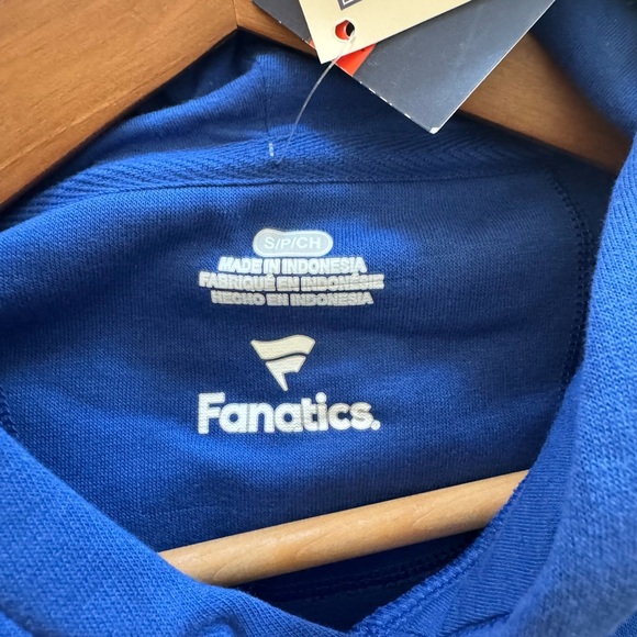 NWT! Men’s Fanatics New York Mets blue hoodie sweatshirt Size Small $100 - Picture 3 of 5